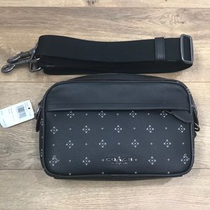 NWT Coach diamond print crossbody bag